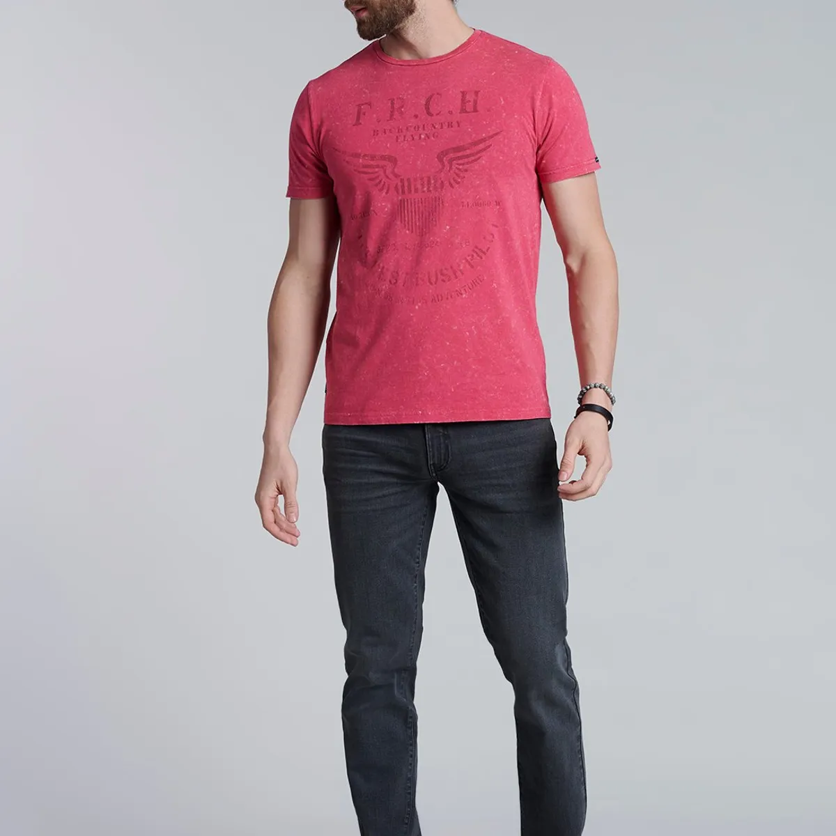 FEROUCH - Polera Proceso Nashville Rojo Ferouch