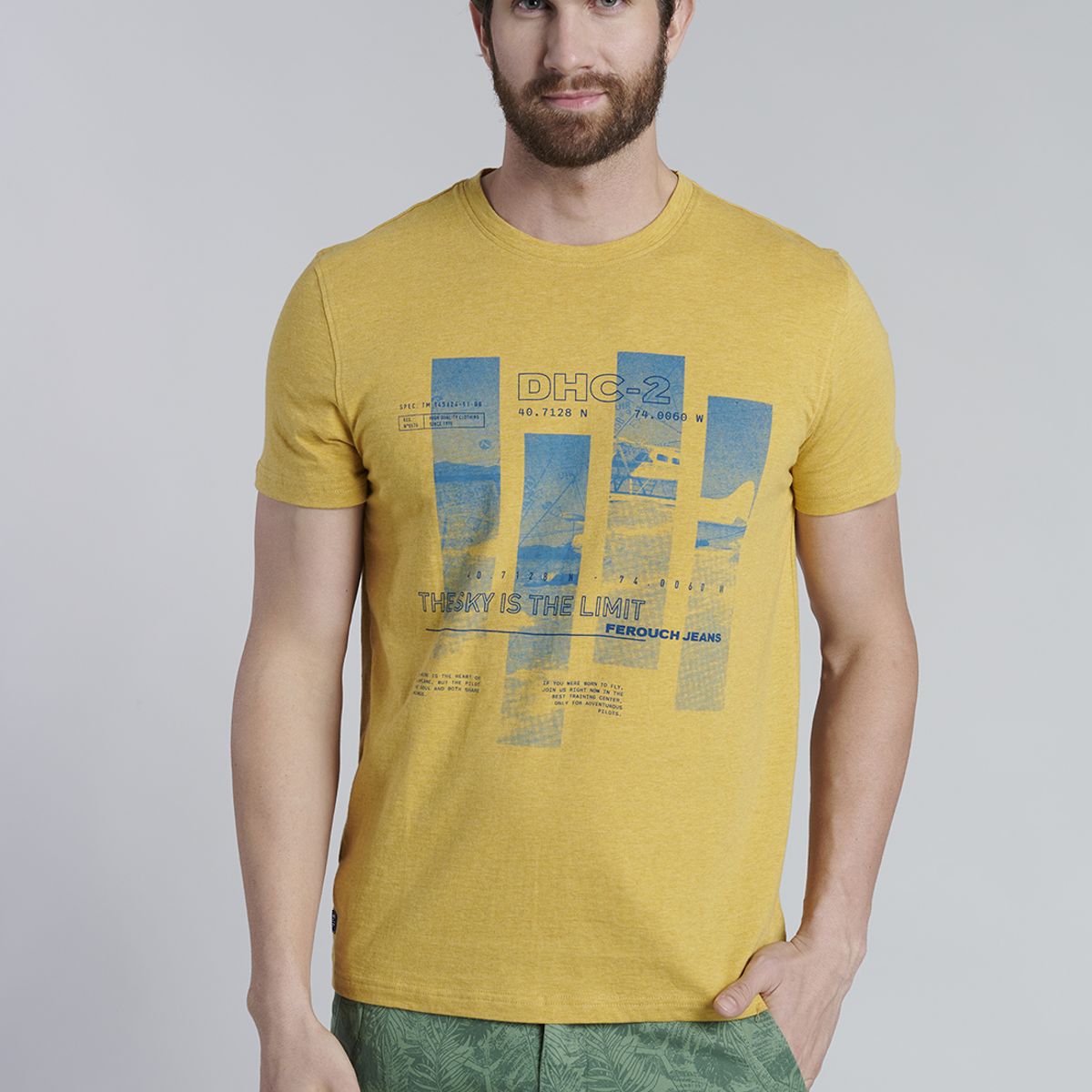 FEROUCH - Polera Cincinnati Amarillo Ferouch