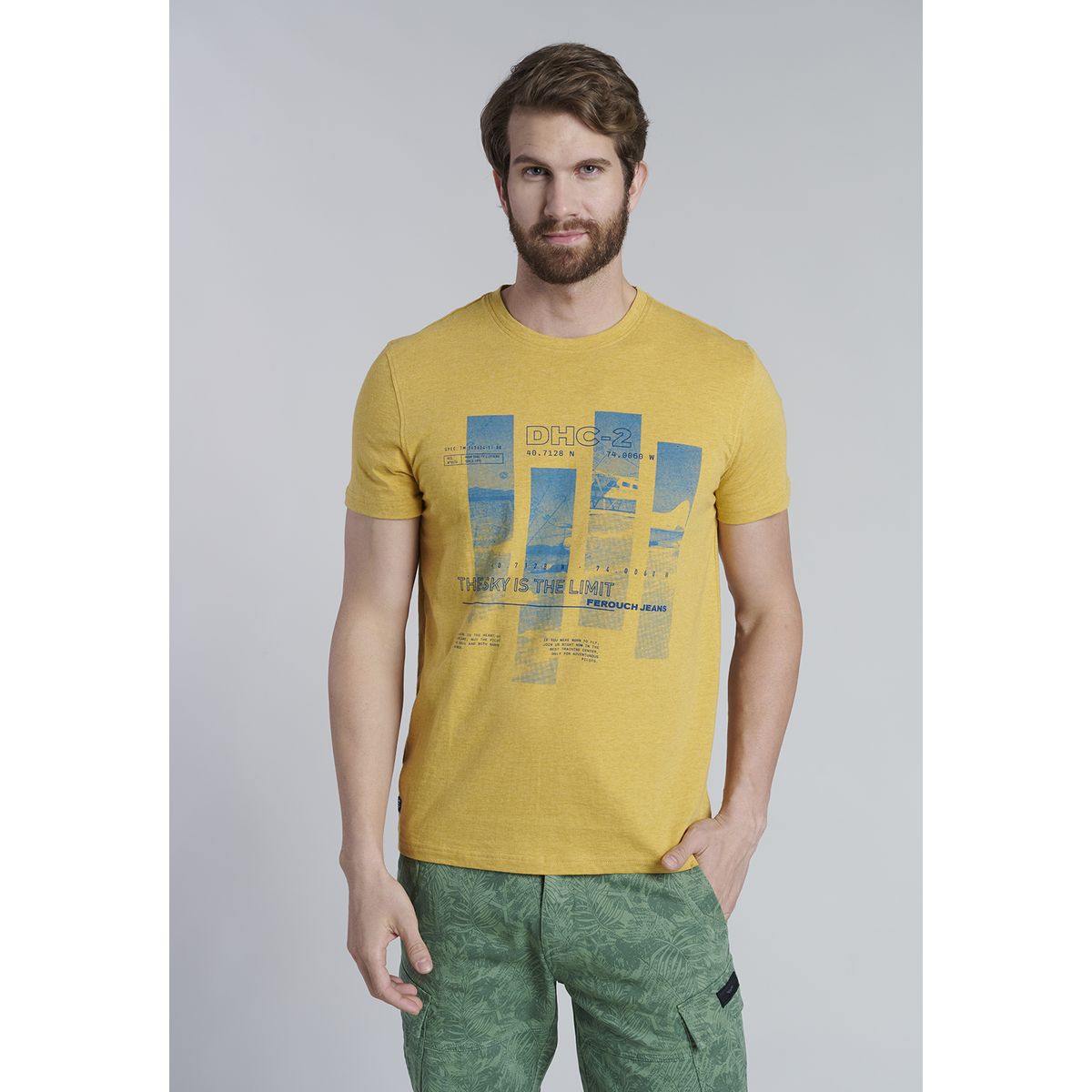 FEROUCH - Polera Cincinnati Amarillo Ferouch