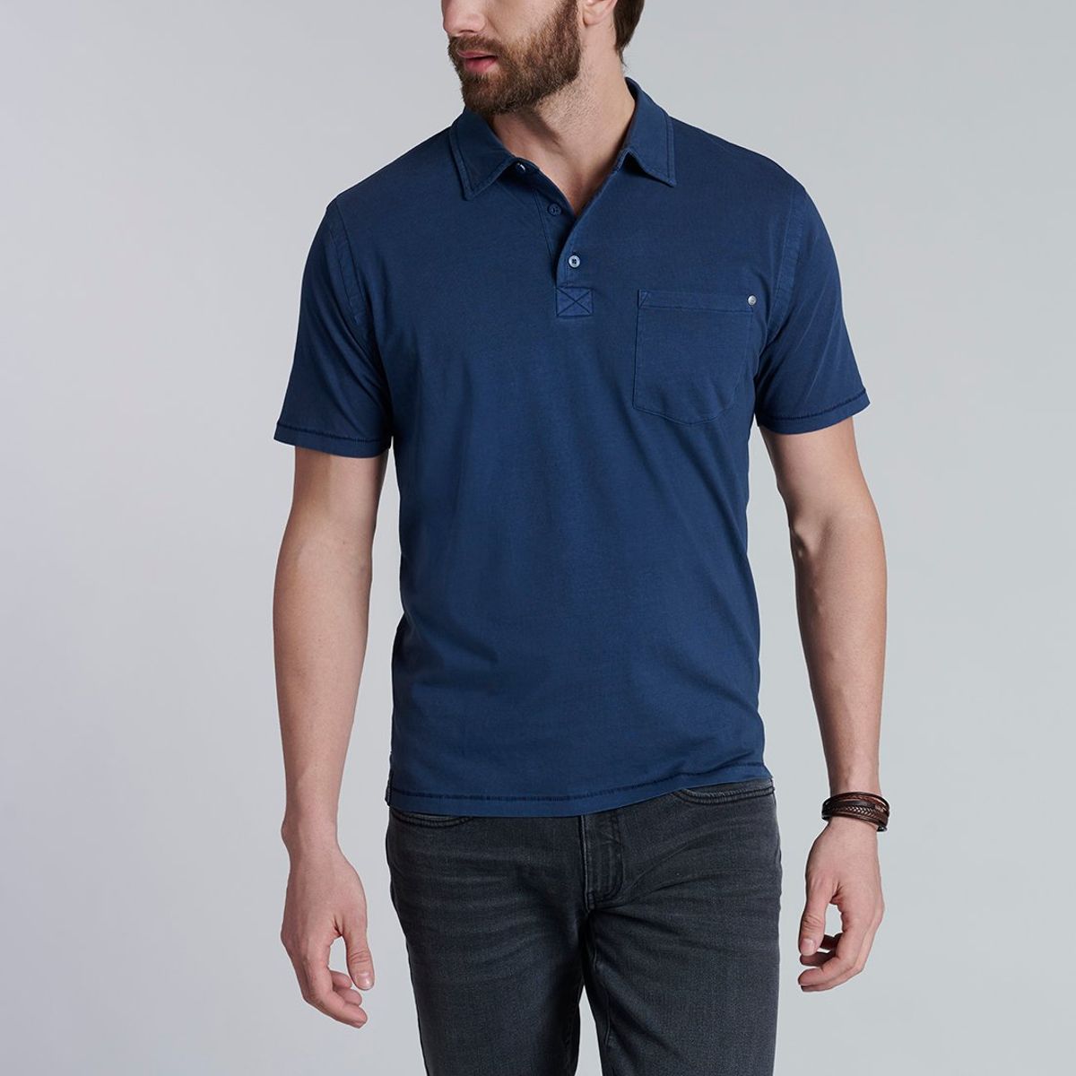 FEROUCH - Polera Polo Orlando Azul Ferouch