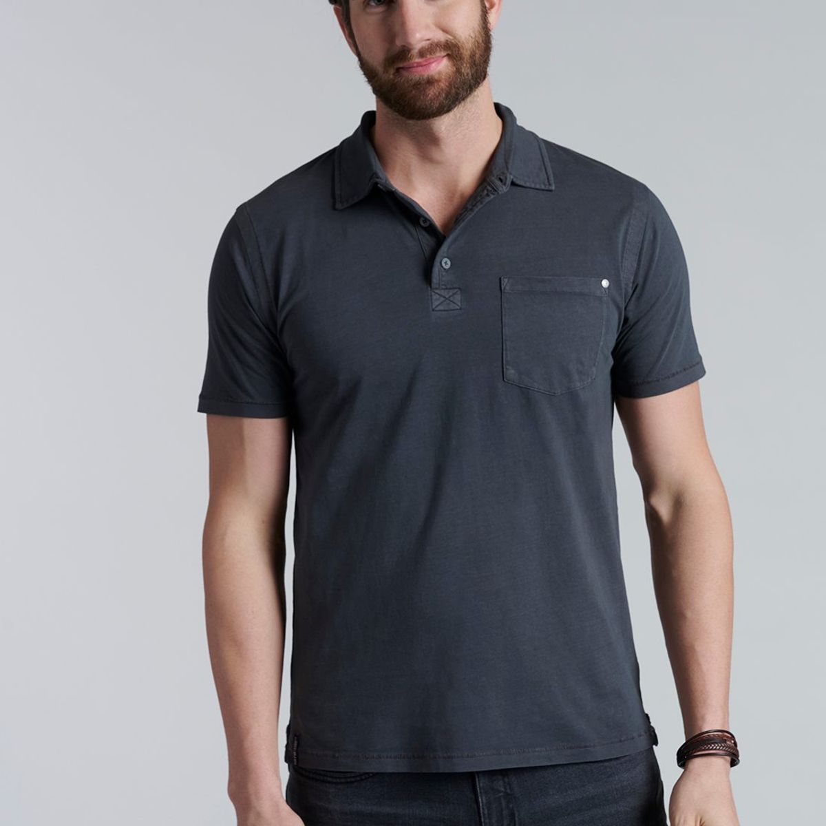 FEROUCH - Polera Polo Orlando Gris Ferouch