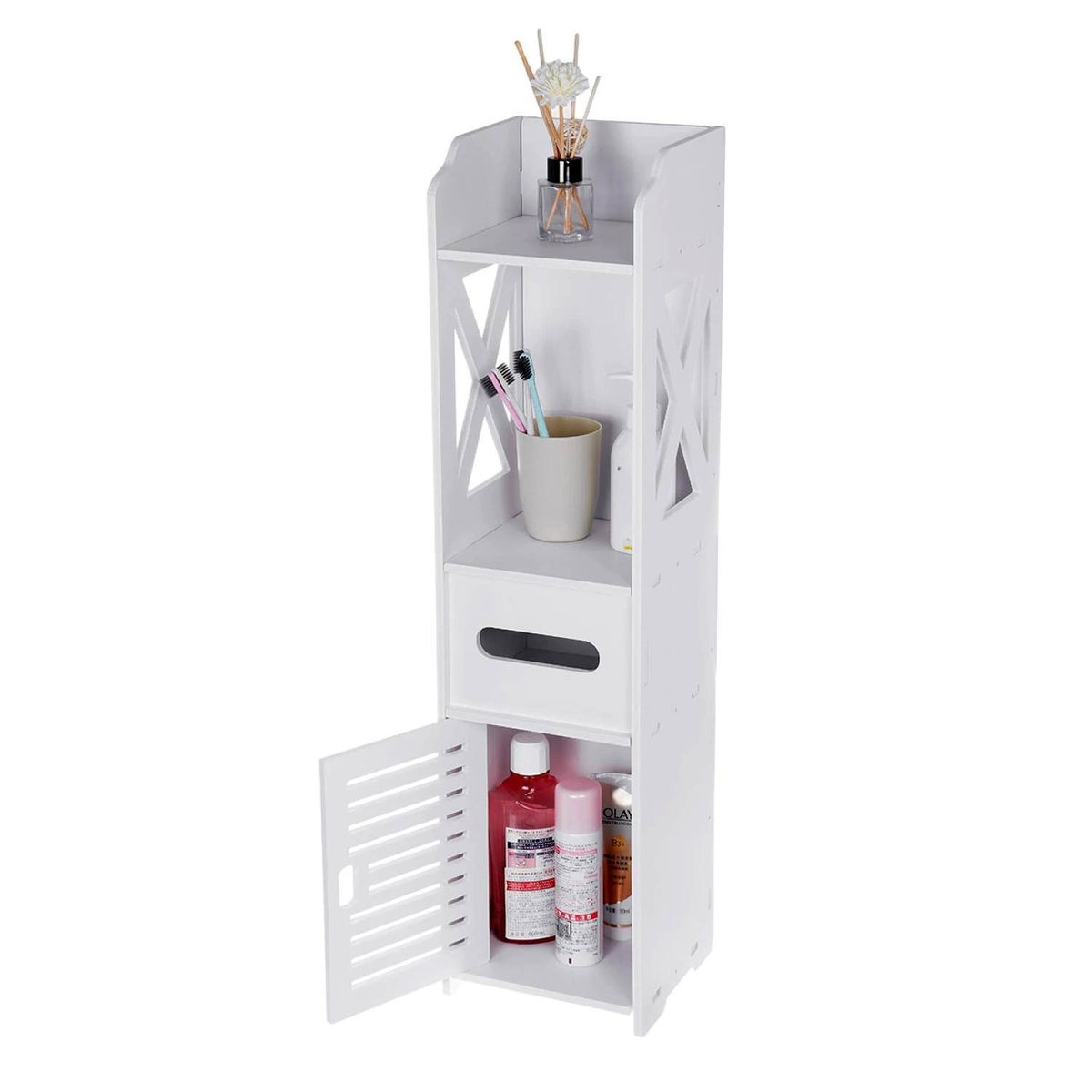 GENERICO - Estante Organizador De Baño Material Mdf - SC