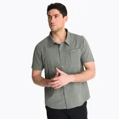 MERRELL - Camisa Hombre Petteril Verde Oliva