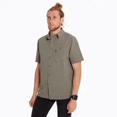 MERRELL - Camisa Hombre Petteril Verde Oliva