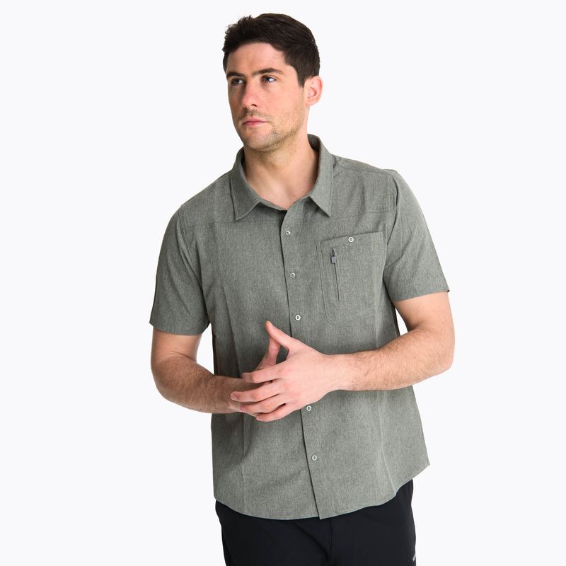 MERRELL - Camisa Hombre Petteril Verde Oliva MERRELL