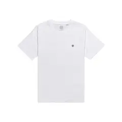 ELEMENT - Polera Manga Corta Hombre Crail Blanca