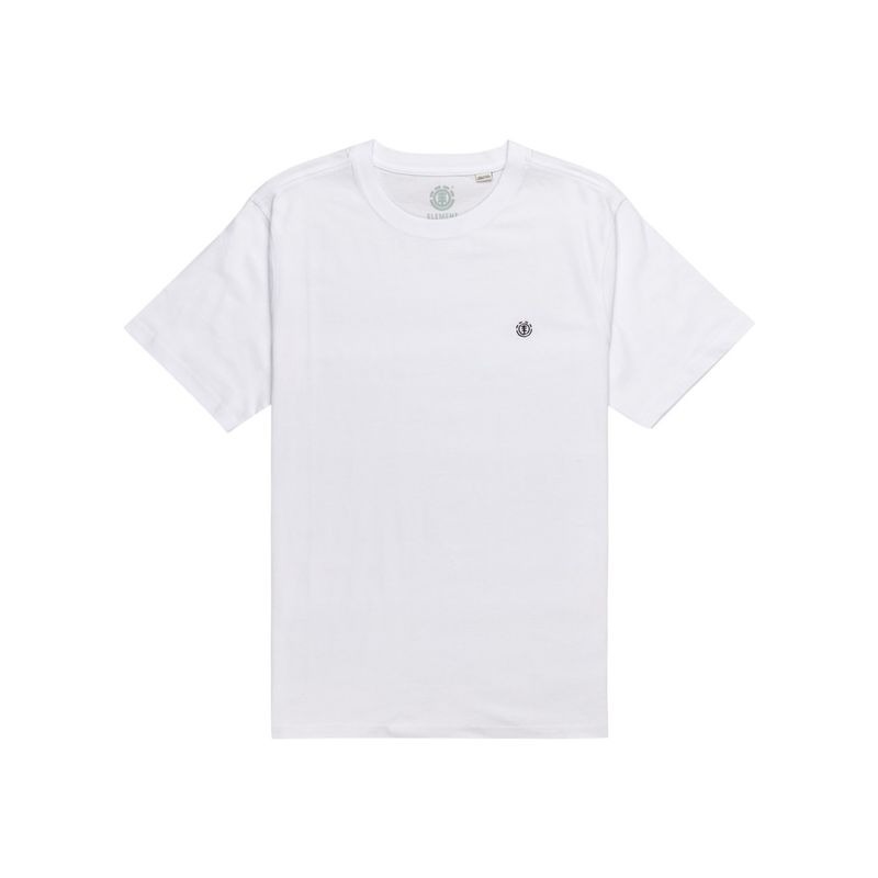 ELEMENT - Polera Manga Corta Hombre Crail Blanca ELEMENT
