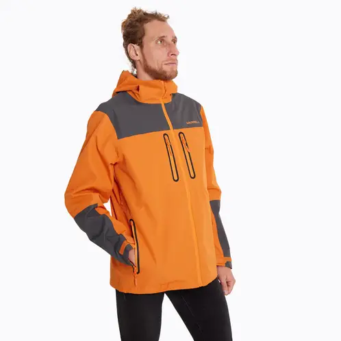 MERRELL - Chaqueta Hombre Mesquite Hardshell Naranjo