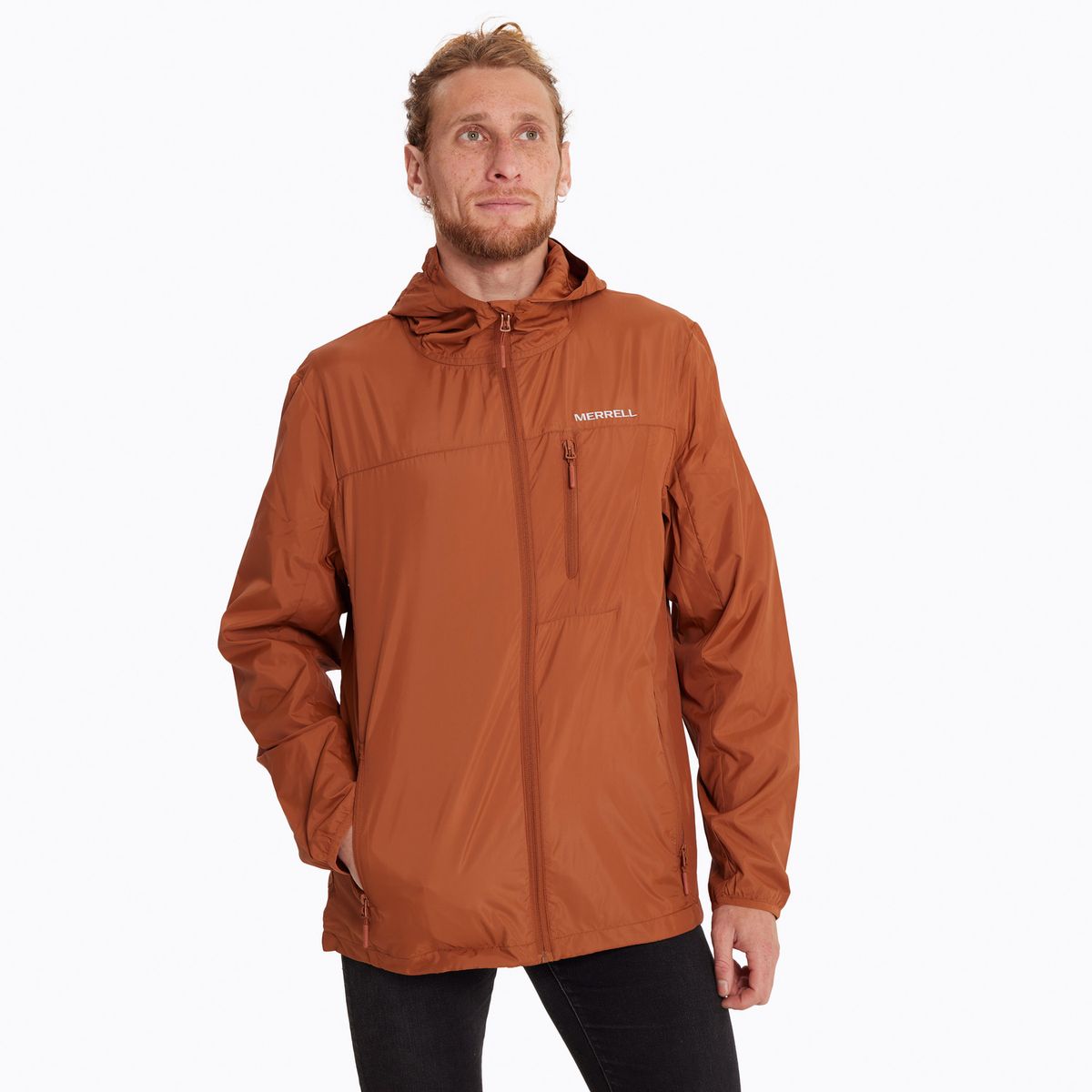 MERRELL - Cortaviento Hombre Aravaipa Café MERRELL