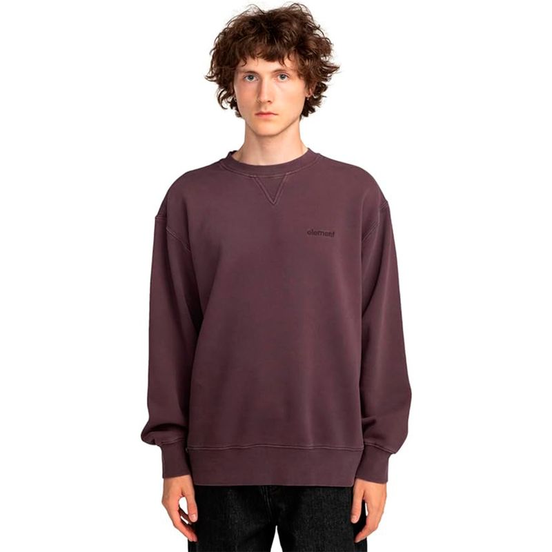 ELEMENT - Polerón Hombre Cornell Pullover 30 Morado ELEMENT