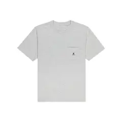 ELEMENT - Polera Manga Corta Hombre Basic Pocket Gris
