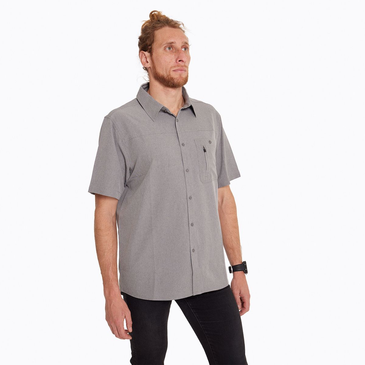MERRELL - Camisa Hombre Pantano Gris MERRELL
