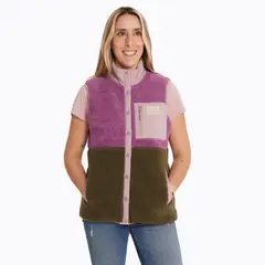 MERRELL - Polar Sin Mangas Mujer Trinity Sherpas Rosado