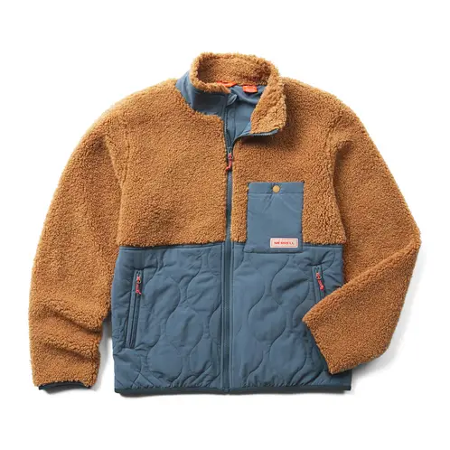 MERRELL - Polar Hombre Sherpa Mixup Jacket Mostaza MERRELL.