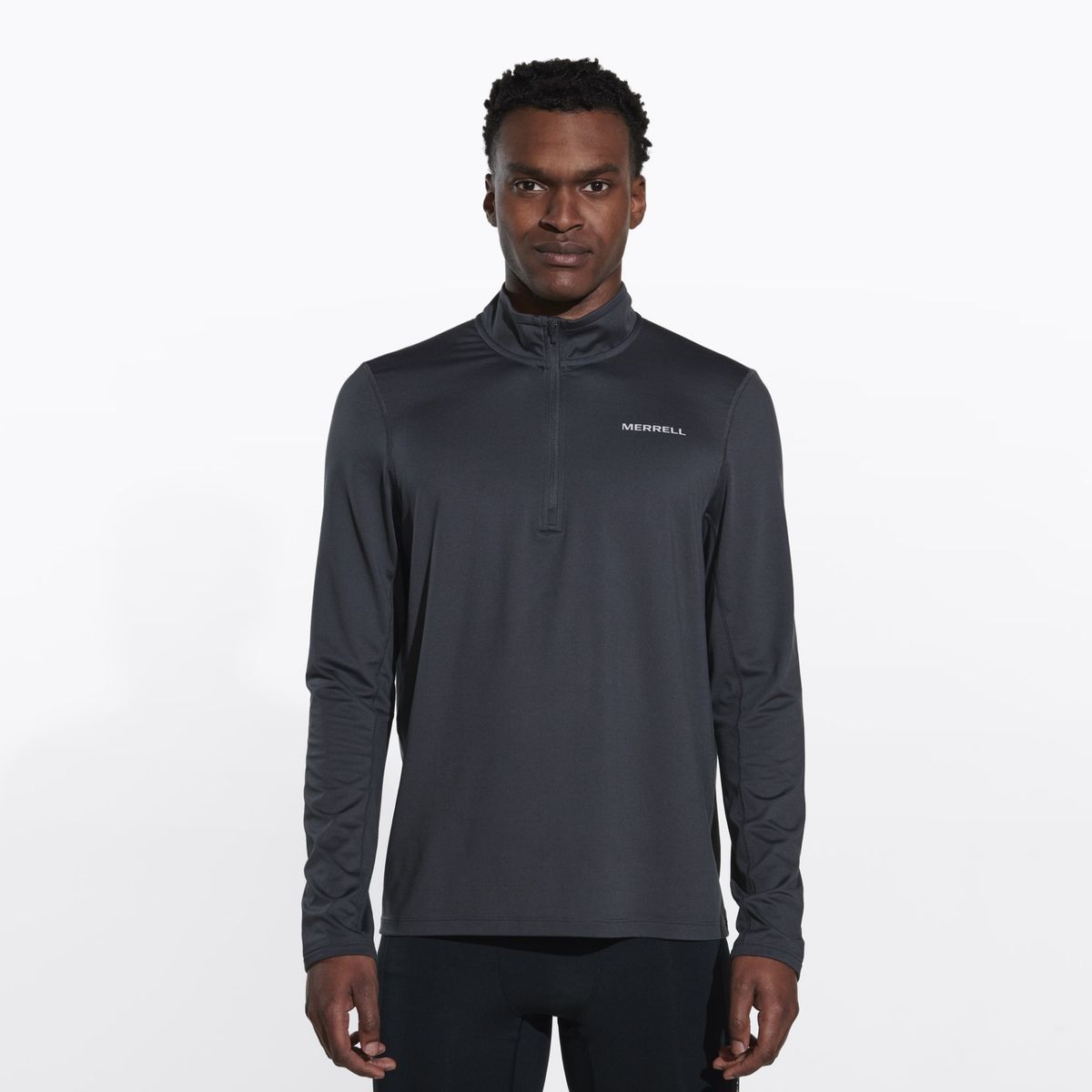 MERRELL - Polerón Hombre Betatherm 1/4 Zip Negro MERRELL