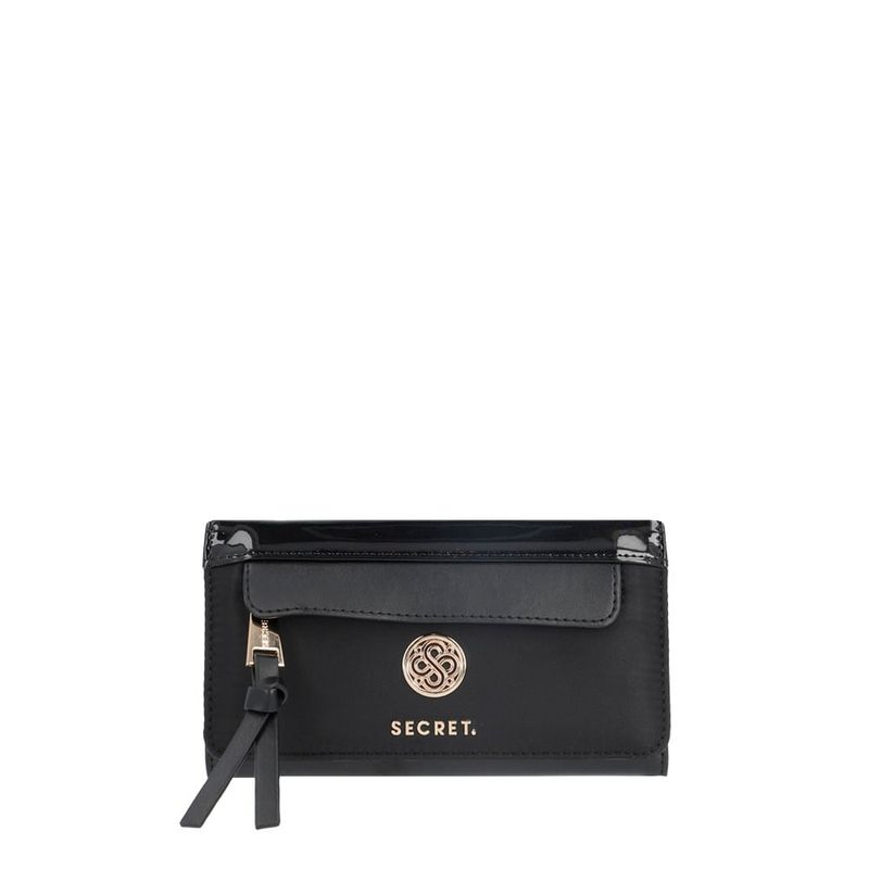 SECRET - Billetera Secret Lourdes SS25 Negro L