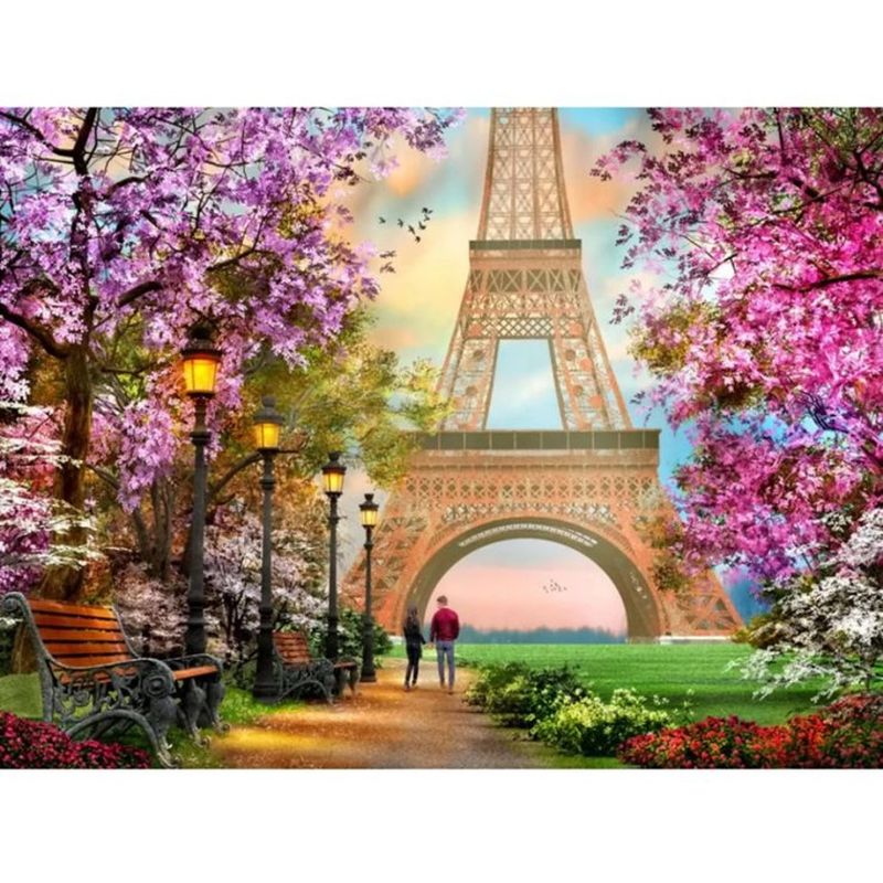 GENERICO - Kit Diamond Painting Pintura De Diamante - Torre Eiffel