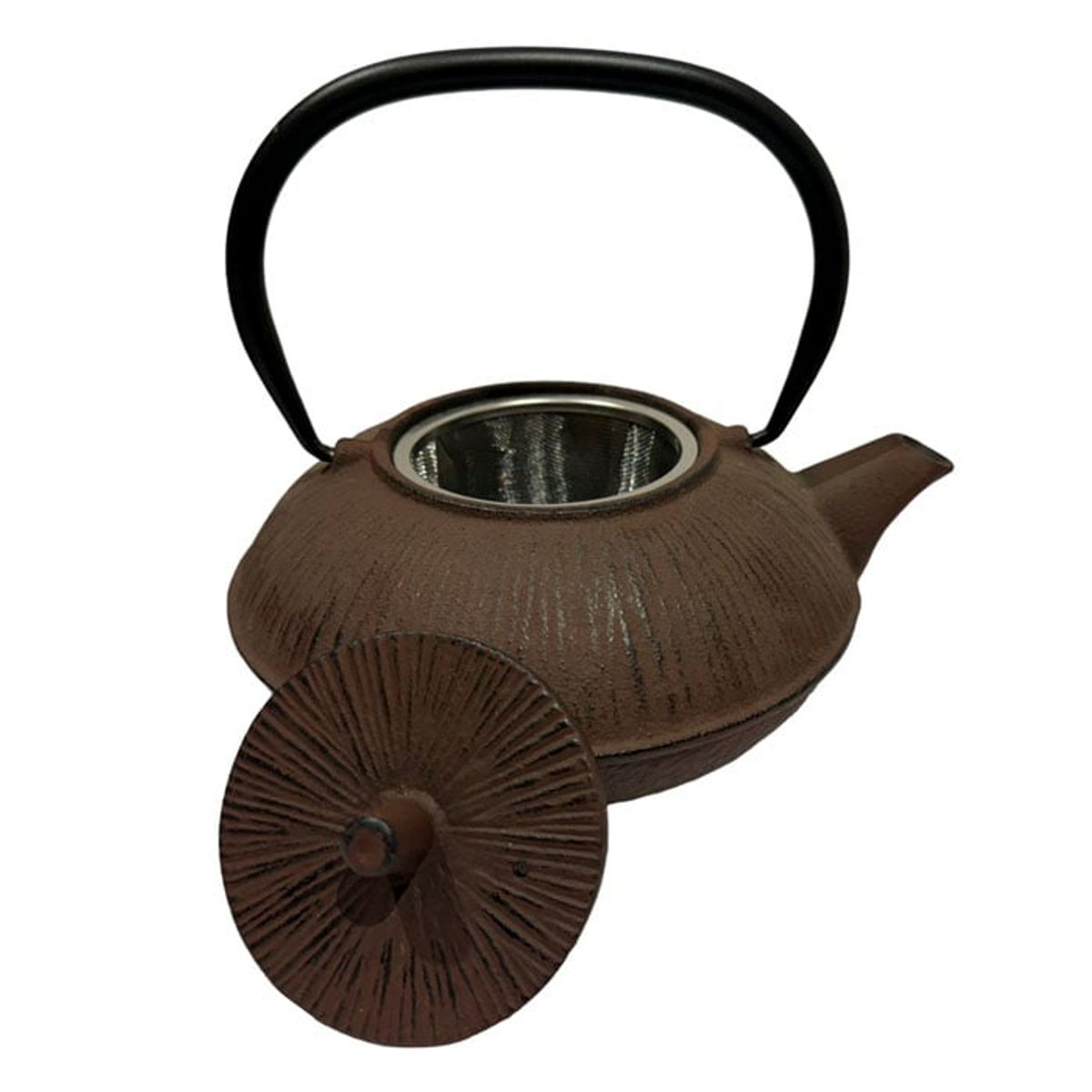 BRIC - Tetera de hierro fundido con infusor de acero.