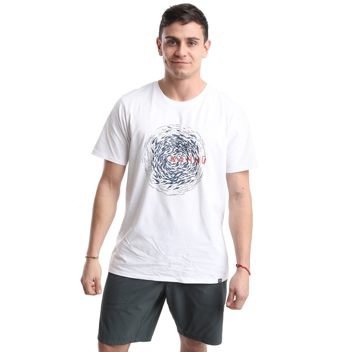KANNU - Polera M/C Estampada Logo Hombre KANNU