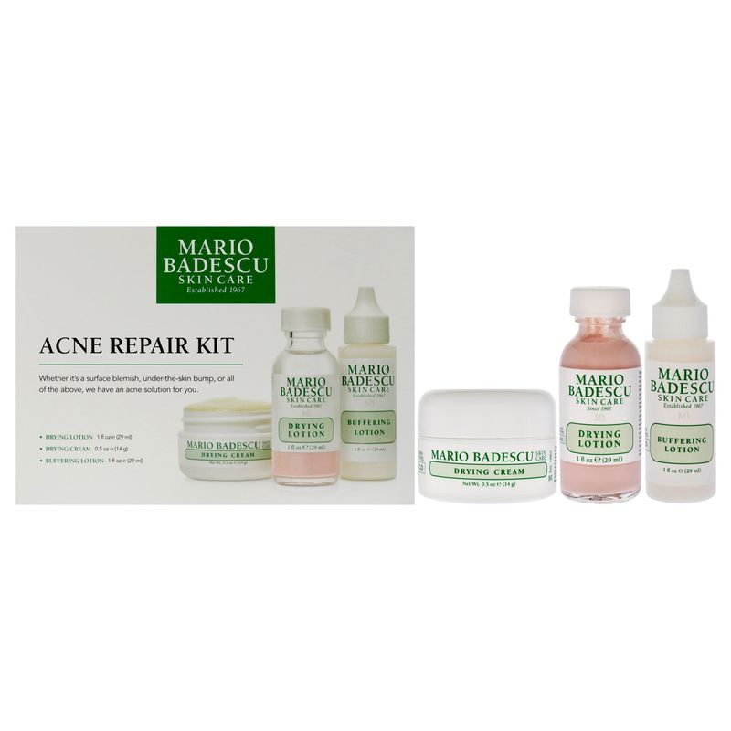 MARIO BADESCU - Kit de reparación de acné 3Pc Mario Badescu.-