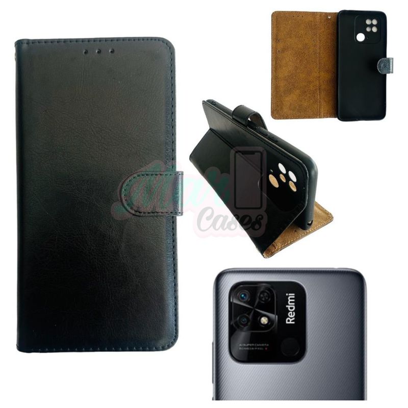 GENERICO - Carcasa Para Xiaomi Redmi 10c Flip Cover Agenda