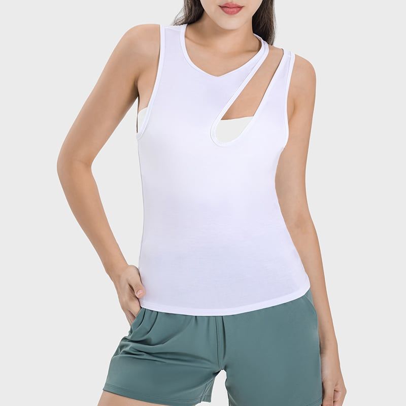 RURUTOTO - Polera Sin Mangas Training Tank Mujer Negro