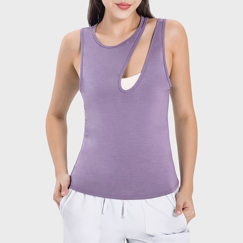 RURUTOTO - Polera Sin Mangas Training Tank Mujer Negro