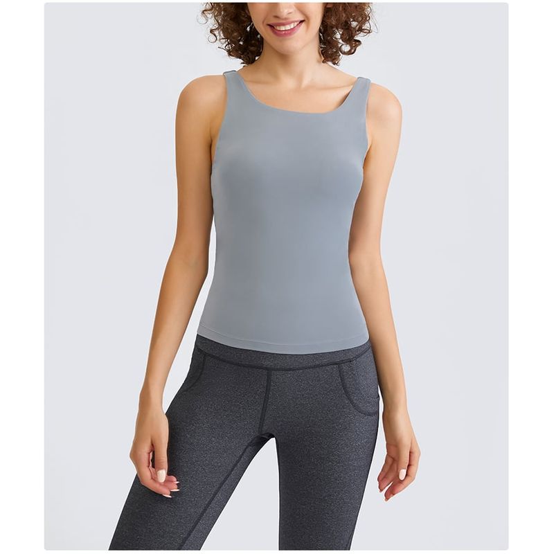 RURUTOTO - Peto Polera Deportiva Sin Mangas Mujer Negro