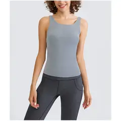 RURUTOTO - Peto Polera Deportiva Sin Mangas Mujer Negro
