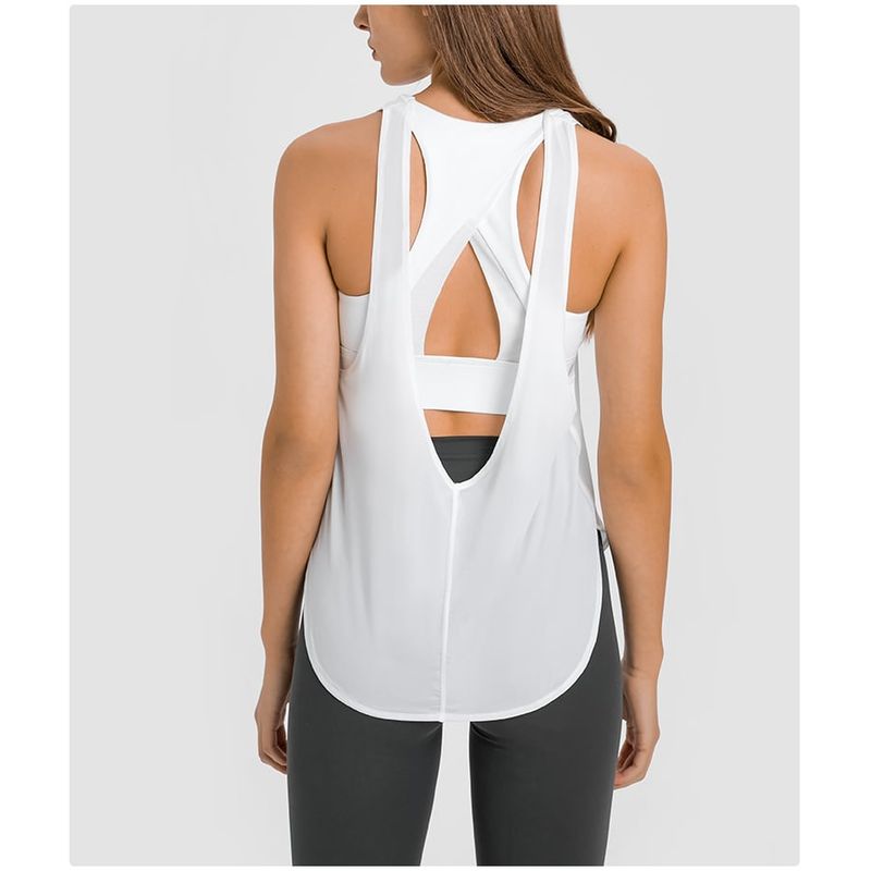 RURUTOTO - Polera Sin Mangas Con Brasier Training Tank Mujer Negro