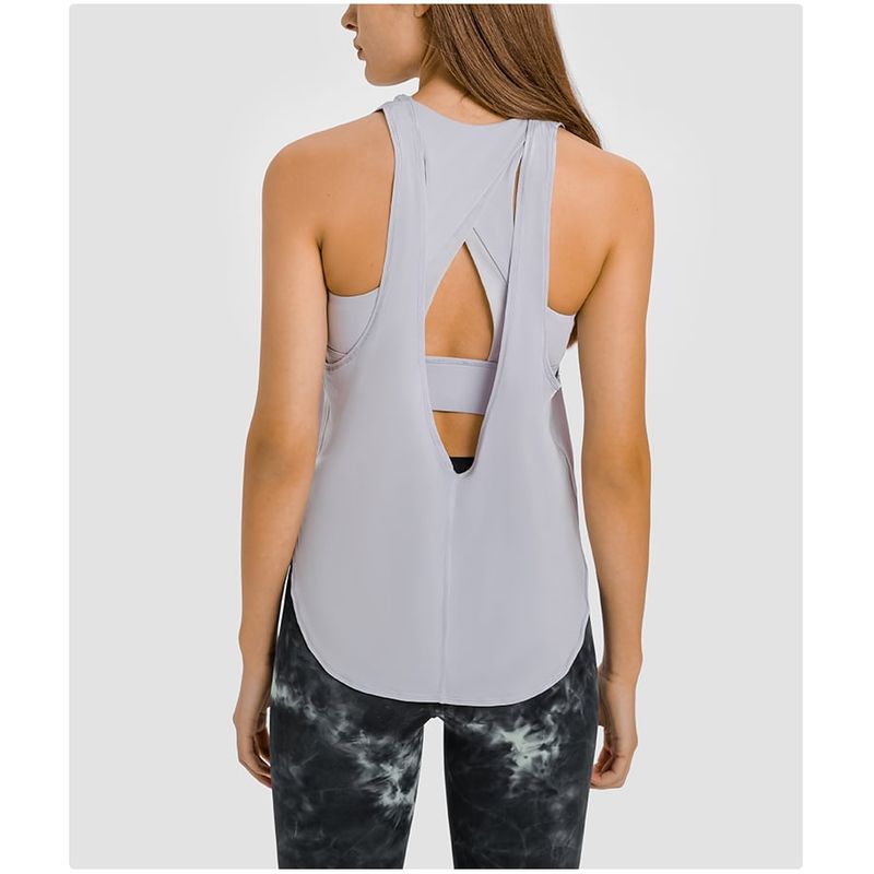 RURUTOTO - Polera Sin Mangas Con Brasier Training Tank Mujer Negro