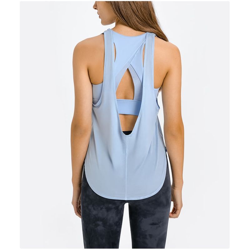 RURUTOTO - Polera Sin Mangas Con Brasier Training Tank Mujer Negro