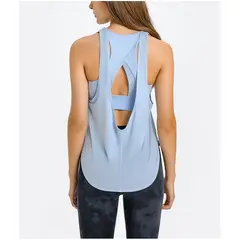 RURUTOTO - Polera Sin Mangas Con Brasier Training Tank Mujer Negro