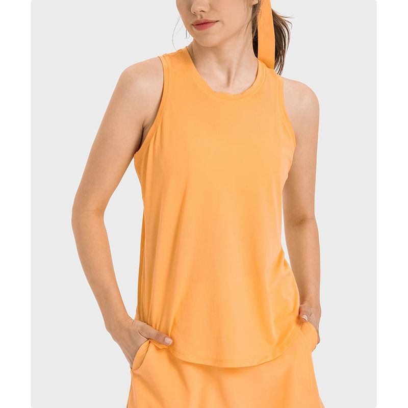 RURUTOTO - Polera Sin Mangas Deportiva Gym Mujer Negro