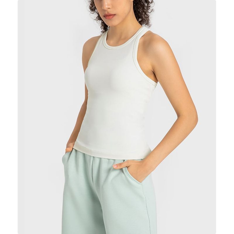 RURUTOTO - Polera Top Sin Mangas Mujer Negro