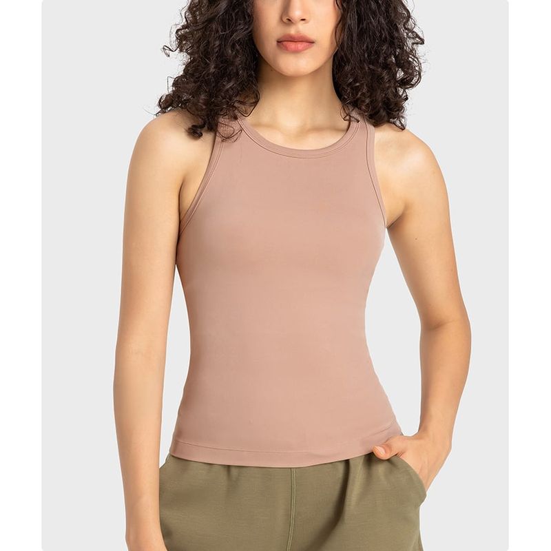 RURUTOTO - Polera Top Sin Mangas Mujer Negro