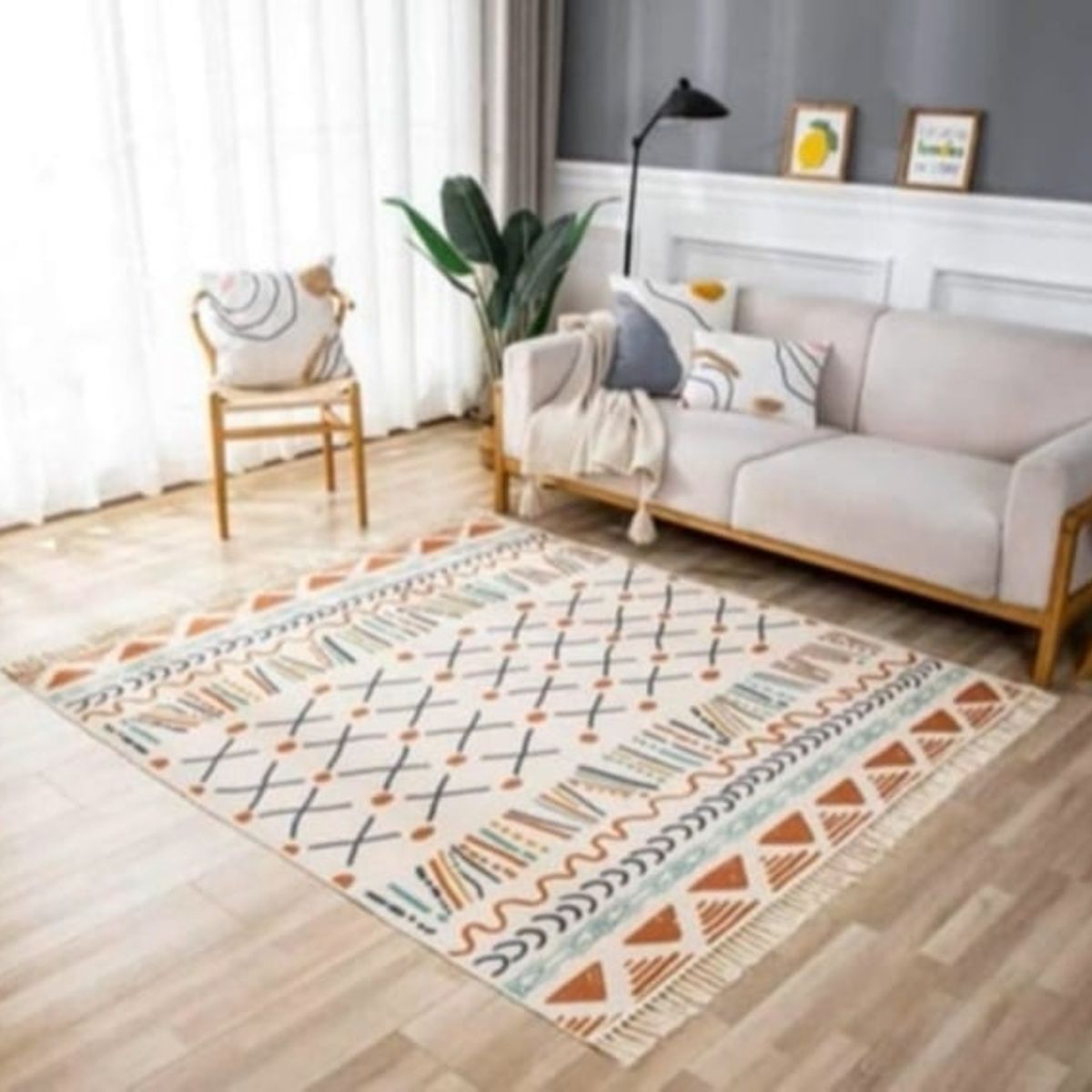 ANGELES DEL HOGAR - Alfombra estilo Bohémica 180x200