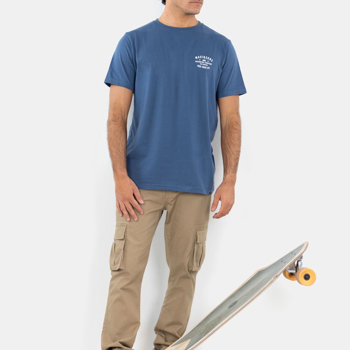 MAUI AND SONS - Polera MC Boarding Company Azul Hombre Maui And Sons