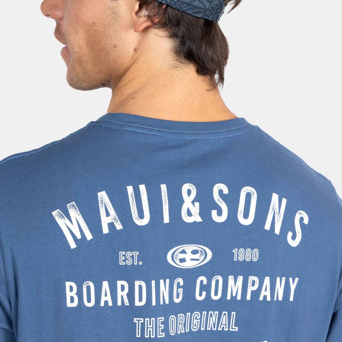 MAUI AND SONS - Polera MC Boarding Company Azul Hombre Maui And Sons