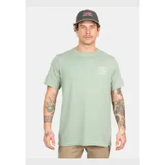 MAUI AND SONS - Polera MC Boarding Company Verde Hombre