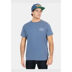 MAUI AND SONS - Polera MC Ryl Azul Hombre