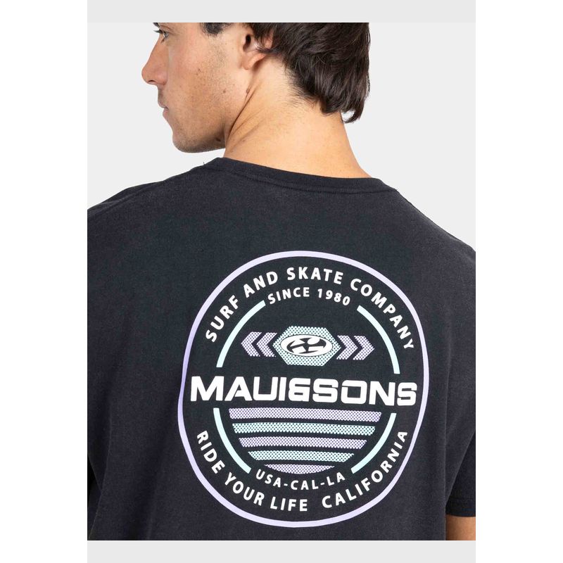MAUI AND SONS - Polera MC Oldie But Goodie Negro Hombre Maui And Sons
