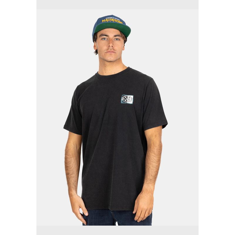 MAUI AND SONS - Polera MC Tribe Mark Negro Hombre Maui And Sons