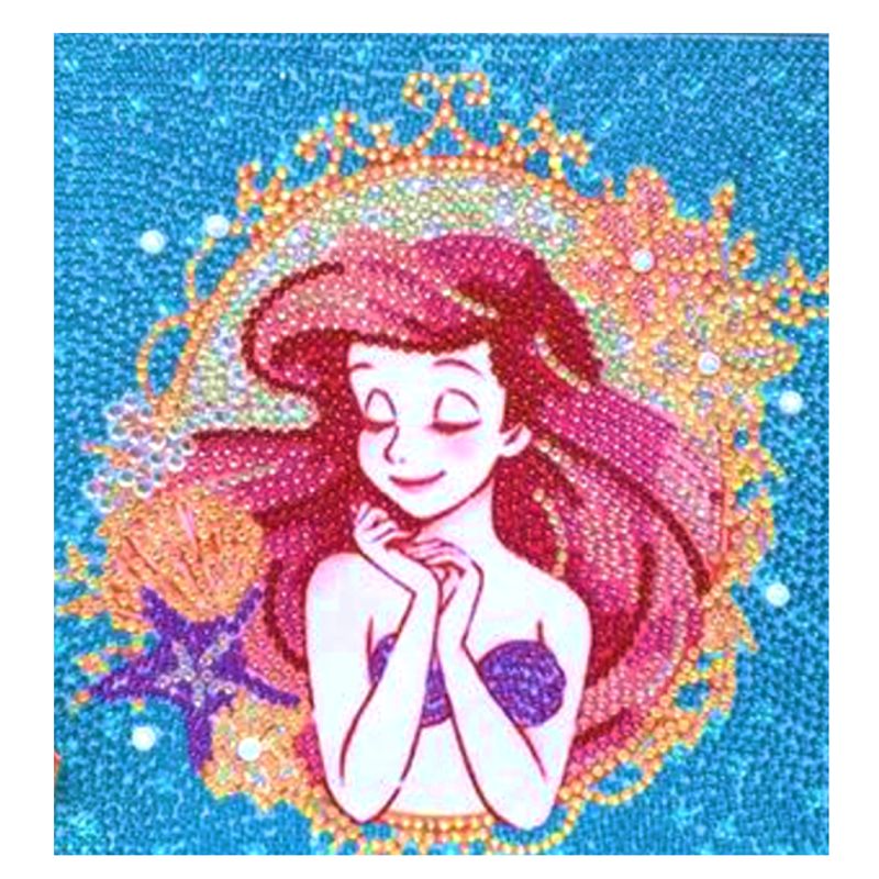 GENERICO - Kit Diamond Painting Pintura De Diamante - Sirenita