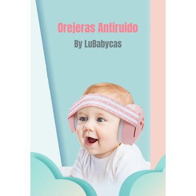 Imagen 2 del producto Orejeras Antiruido Auriculares Protectores Bebés Rosado