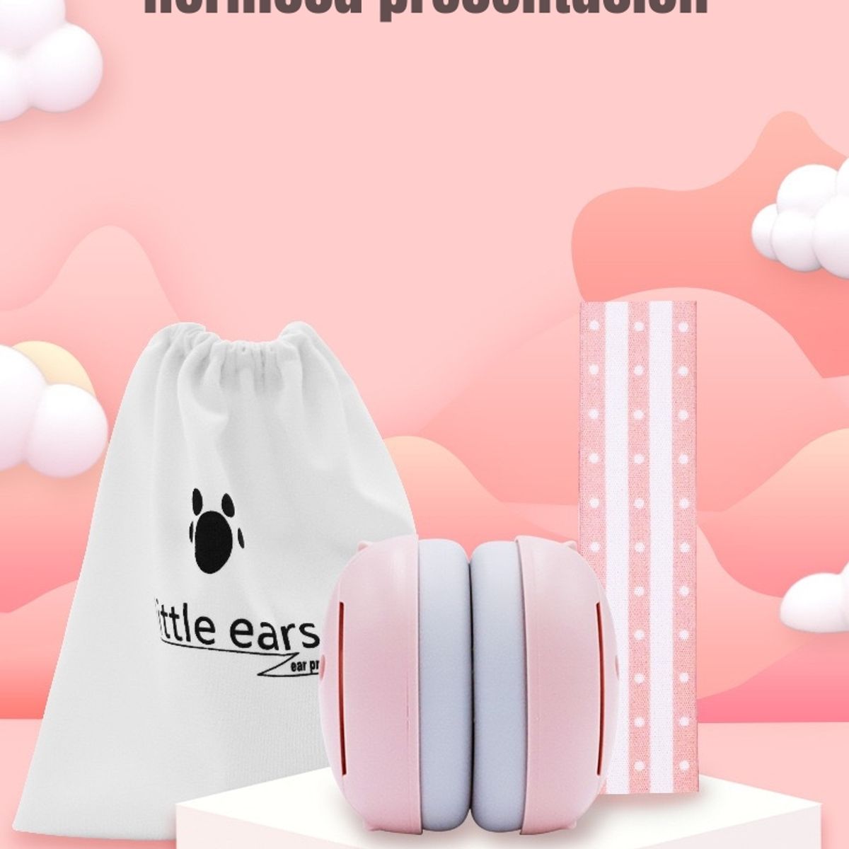 LUBABYCAS - Orejeras Antiruido Auriculares Protectores Bebé Azul Lubabycas