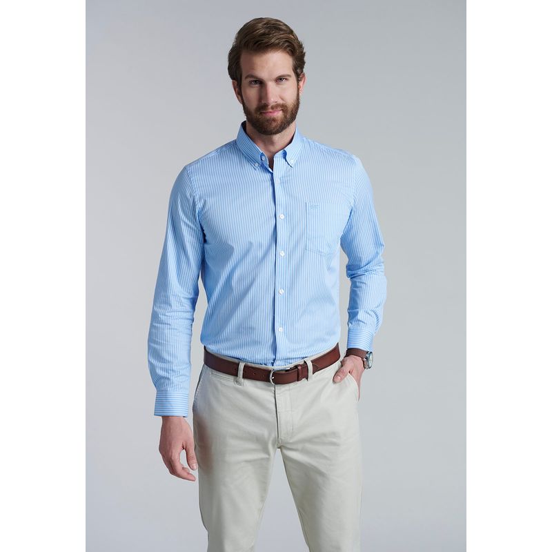 FEROUCH - Camisa Striped Austin Sc Celeste Ferouch