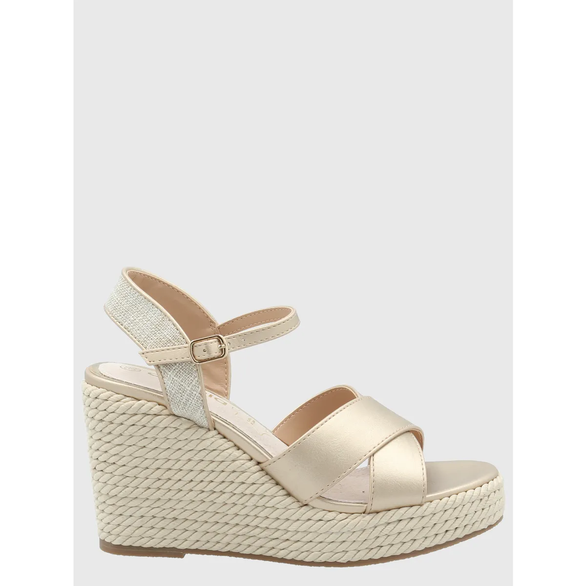 AZALEIA - Sandalia Mujer Guido 3 Dorado AZALEIA