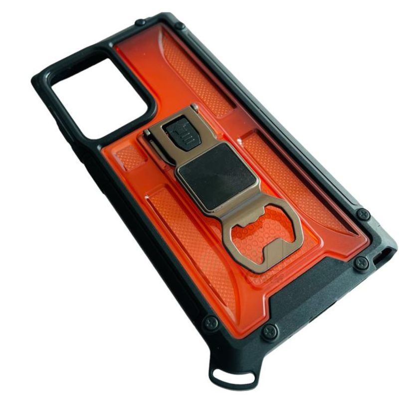 GENERICO - Carcasa Para Samsung Note 20 Ultra Anti Golpes Soporte Rojo