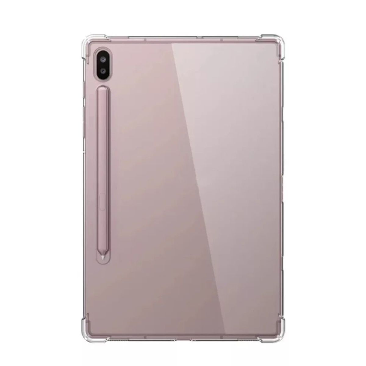 GENERICO - Carcasa Transparente Reforzada Para Samsung Tab S7 Plus 12.4 T970